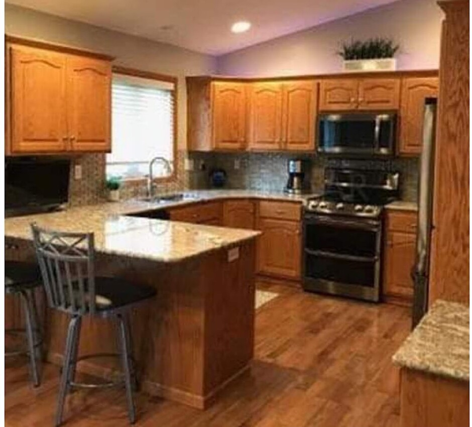 Cabinet Refinish before